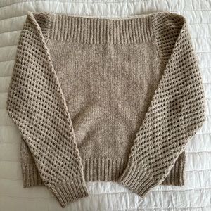 LOVE SHACK FANCY - Beige Wool Sweater XS
